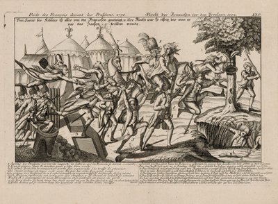 A francia menekülés a poroszok elől 1792-ben, 1792 körül. alkotó: Unbekannt