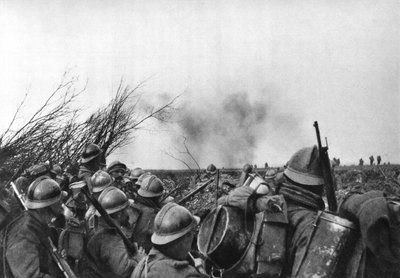 A francia frontvonal Douaumont-ban, Verdun, Franciaország, 1916. február 25 alkotó: Unbekannt