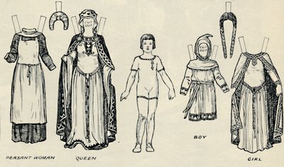 A brit jelmezek galériája: A ruha, amelyet az emberek viseltek a normann időkben, 1934 alkotó: Unbekannt