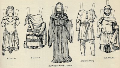 A brit jelmezek galériája: A ruha, amelyet az emberek viseltek a normann időkben, 1934 alkotó: Unbekannt