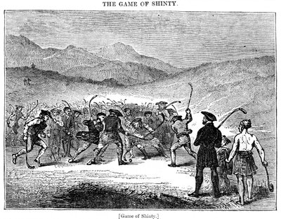 The Game of Shinty, 18. vagy 19. század alkotó: Unbekannt