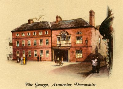The George, Axminster, Devonshire, 1936. alkotó: Unbekannt