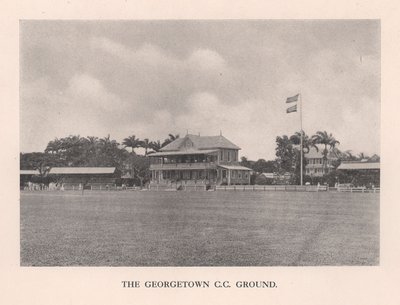 A Georgetown Cricket Club Ground, Brit Guyana, 1910 1912 alkotó: Unbekannt