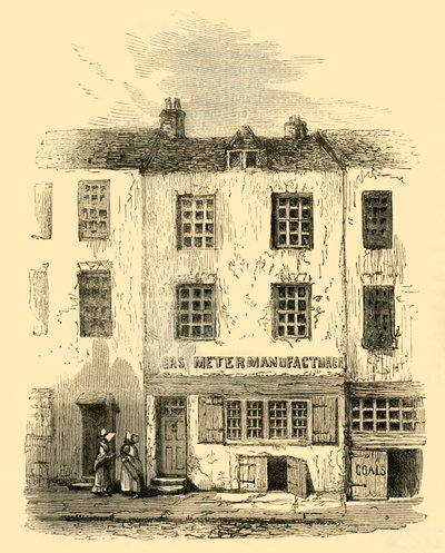 The Ghosts House in Cock Lane, 1872. alkotó: Unbekannt