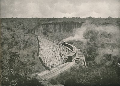 A Gokteik-szurdok és a vasúti híd, 1900. alkotó: Unbekannt