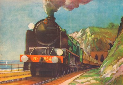 Az aranynyíl, S.R., elhagyja Shakespeares Cliff-et, Dover, 1940 alkotó: Unbekannt