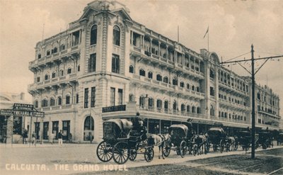 A Grand Hotel, Kalkutta, 1920 alkotó: Unbekannt