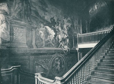 The Grand Staircase, Thornhills Wall Paintings, Stoke Edith, 1909 alkotó: Unbekannt