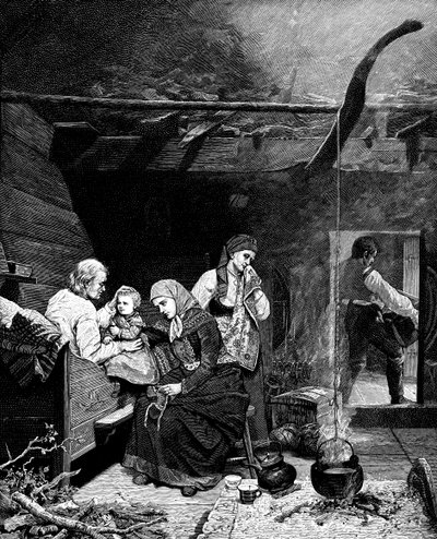 A nagyapák áldása, 19. század közepe, 1882 alkotó: Unbekannt