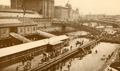 A Great Floating Landing Stage Liverpoolban, 1930. alkotó: Unbekannt