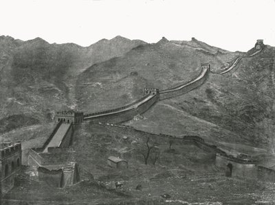A Nagy Fal, Pekin, Kína, 1895. alkotó: Unbekannt