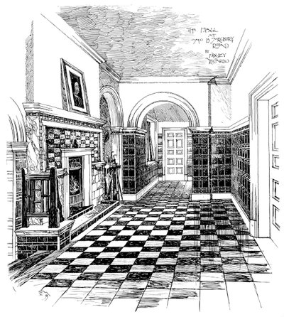 The Hall, 15, Melbury Road, 1899 alkotó: Unbekannt
