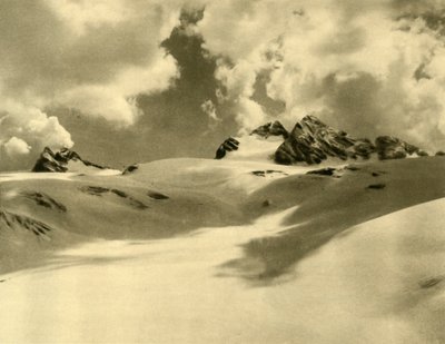 A Hallstätter-gleccser, Dachstein-hegység, Felső-Ausztria, 1935. alkotó: Unbekannt