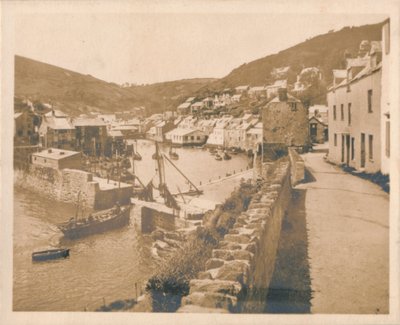 A kikötő bejárata - Polperro, 1927 alkotó: Unbekannt
