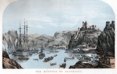 Balaklava kikötője, krími háború, 1854 c1860 alkotó: Unbekannt