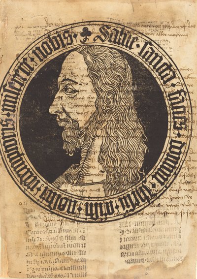 Krisztus feje, c. 1500. alkotó: Unbekannt