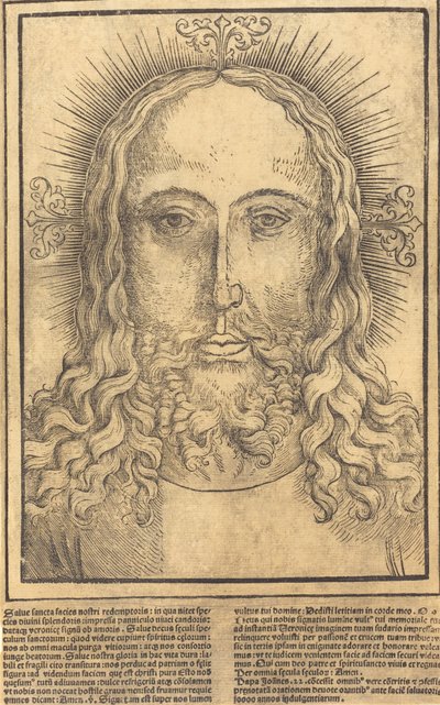 Krisztus feje, valószínűleg 15001510. alkotó: Unbekannt