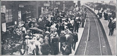 Az ünnepi exodus Londonból, 1906 alkotó: Unbekannt