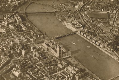 Thorney szent szigete ősi apátságával, ahogyan ma megjelenik, 1935. alkotó: Unbekannt