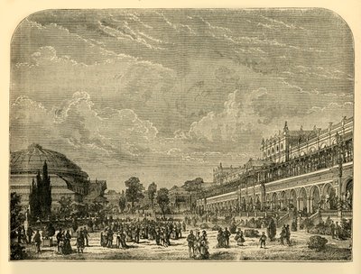 A Kertészeti Kert és Kiállító épület, 1876. alkotó: Unbekannt