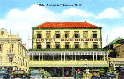 The Hotel Americano, Curacao, Holland Antillák, 1900-as évek alkotó: Unbekannt