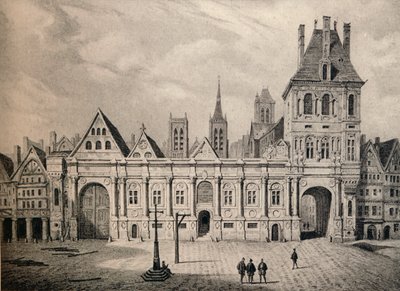 A Hotel de Ville 1583-ban, 1915-ben alkotó: Unbekannt