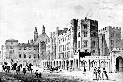 The House of Lords and House of Commons, Westminster, 19. század eleje c1905 alkotó: Unbekannt