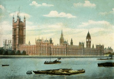 A Parlament háza, London, 1906. alkotó: Unbekannt