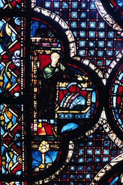 The Inn, ólomüveg, Chartres-i katedrális, Franciaország, 1205-1215 alkotó: Unbekannt