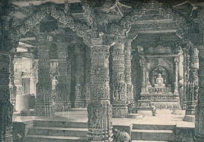 Egy dzsain templom belseje az Abu-hegyen Rajputanában, 1903, 1904 alkotó: Unbekannt