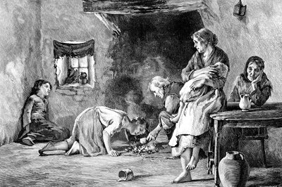 Az ír éhínség, 1845-1849, 1900 alkotó: Unbekannt