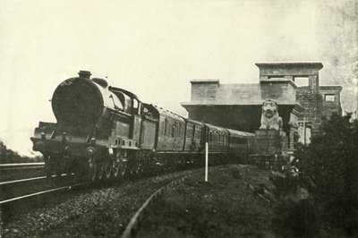 Az ír posta elhagyja a Menai hidat, 1930. alkotó: Unbekannt
