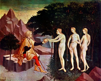 A párizsi ítélet, c1450 alkotó: Unbekannt