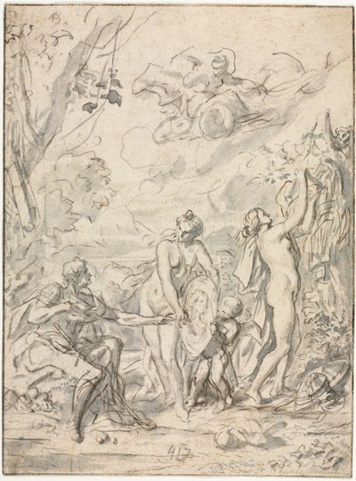A párizsi ítélet, c. 1740-1750. alkotó: Unbekannt