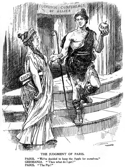 A párizsi ítélet, a párizsi konferencia, első világháború, 1916. március-június, 1920. alkotó: Unbekannt