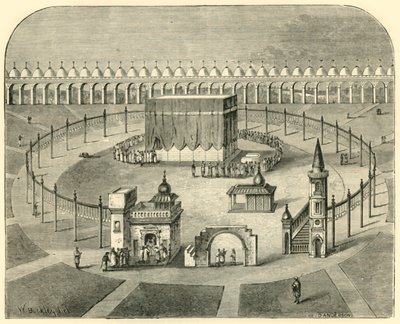 A Kába, Mekka, 1890. alkotó: Unbekannt