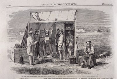 A Kew-heliográfot egy fogyatkozás-néző expedíción használták Spanyolországba, 1860 alkotó: Unbekannt