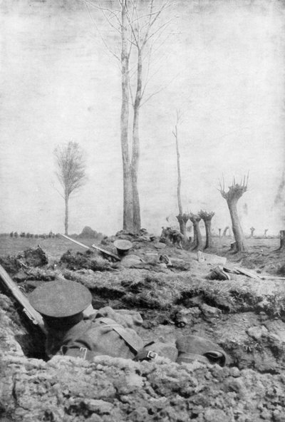 The Kings Regiment Liverpool, Második Ypres-i csata, Belgium, 1915. április 22. és május 25. alkotó: Unbekannt