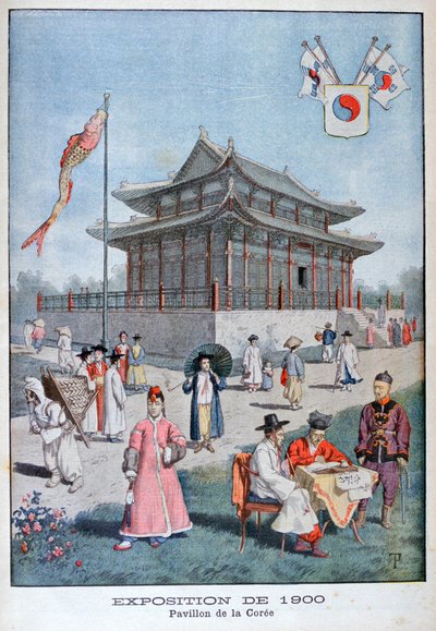 Koreai pavilon az 1900-as egyetemes kiállításon, Párizs, 1900 alkotó: Unbekannt