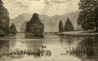 A tó, Blenheim, 1898. alkotó: Unbekannt