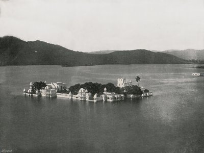 A Lake Palace, Udaipur, India, 1895. alkotó: Unbekannt