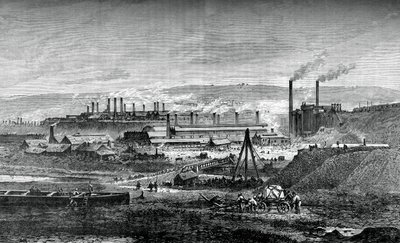 A Landore Siemens acélmű, c1880 alkotó: Unbekannt