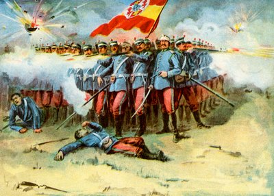 The Last Stand, a spanyol gyalogság tere, spanyol-amerikai háború, 1898 alkotó: Unbekannt