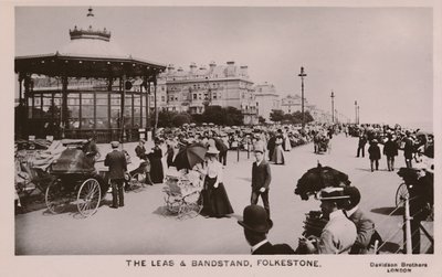 The Leas & Bandstand, Folkestone, 19. század vége – 20. század eleje alkotó: Unbekannt
