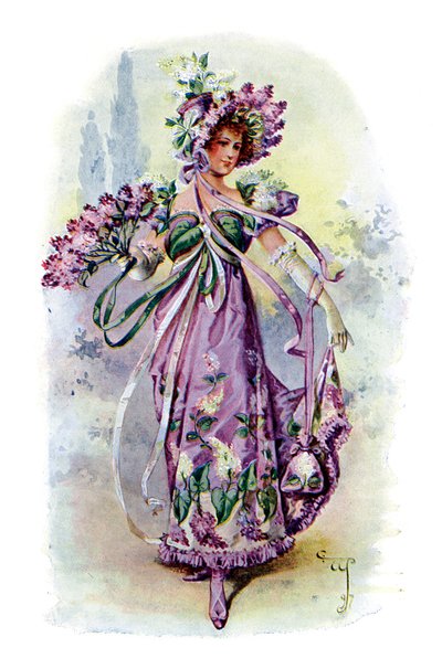 A lila, 1899 alkotó: Unbekannt