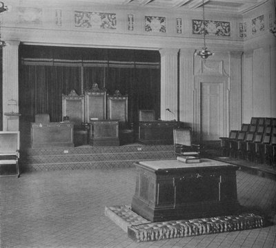 The Lodge Room, dekoratív fríz, szabadkőműves templom, Birmingham, Alabama, 1924 alkotó: Unbekannt