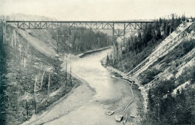 A legmagasztosabb híd a Sziklás-hegységtől keletre, 1922. alkotó: Unbekannt