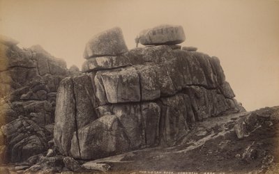 A Logan-szikla, Cornwall, 1929. alkotó: Unbekannt