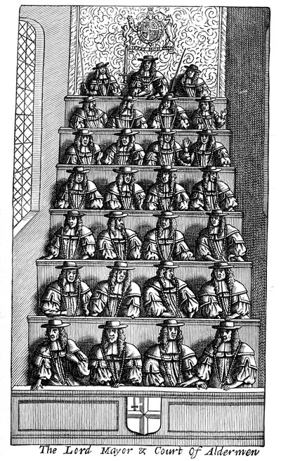 A Lord Mayor és a Court of Aldermen, London, 1681 1894 alkotó: Unbekannt