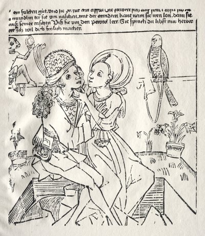 A szerelmesek c. 1470. alkotó: Unbekannt